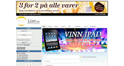 Desktop Screenshot of new.lint.no